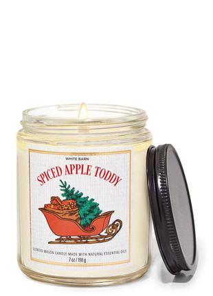 Ароматическая свеча bath and body works spiced apple toddy