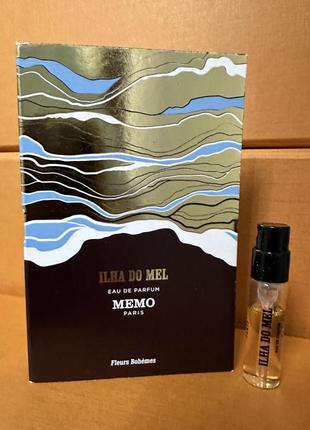 Оригинальный memo ilha do mel парфюмированная вода оригинал