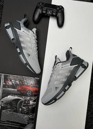 Мужские кроссовки adidas marathon run light gray