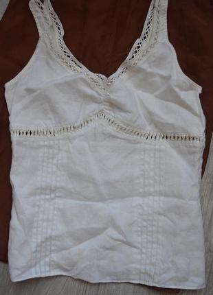 Майка льон/мереживо. coast