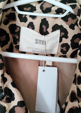 Тренч леопардовий stradivarius7 фото