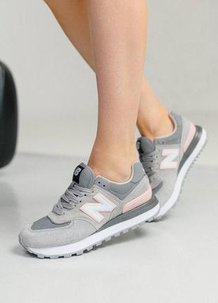Вау😍 женские кроссовки new balance classic prm gray pink9 фото