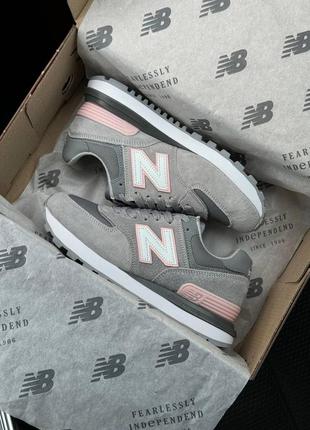 Вау😍 жіночі кросівки new balance classic prm gray pink6 фото