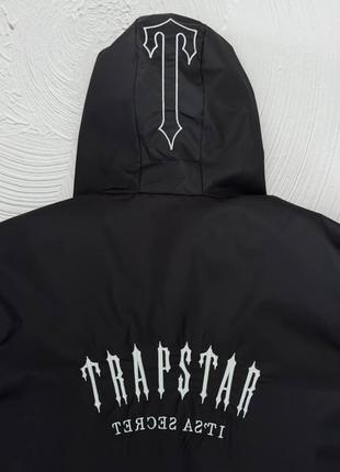Ветровка мужская trapstar  черная весенняя куртка, куртка спортивная стильная плащевка5 фото