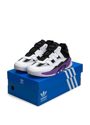 Мужские кроссовки adidas niteball hd white purple