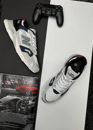 Чоловічі кросівки new balance 920 white gray navy4 фото