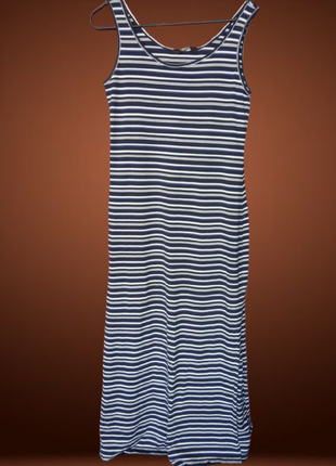 Стильный,  полосатый сарафан в пол от бренда dorothy perkins5 фото