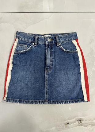 Джинсова спідниця zara
