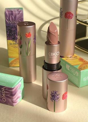 Кремовая помада kiko milano days in bloom hydra-glow lipstick