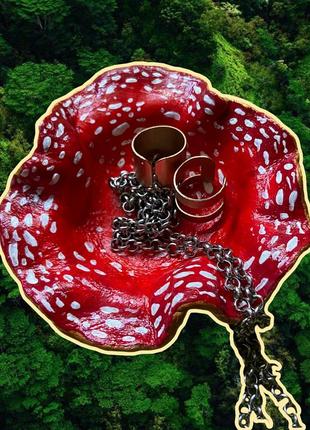 Подсвечник/ подставка мухомор amanita