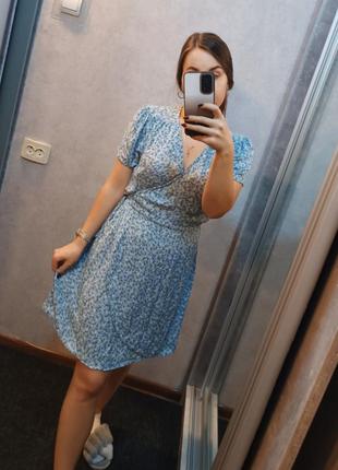Платье голубого цвета 💙1 фото