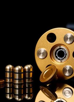 Спінер-антистрес revolver іграшка з металу фіджет4 фото