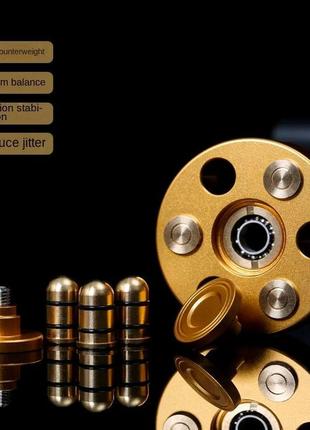 Спінер-антистрес revolver іграшка з металу фіджет8 фото