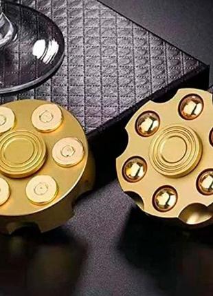 Спінер-антистрес revolver іграшка з металу фіджет7 фото