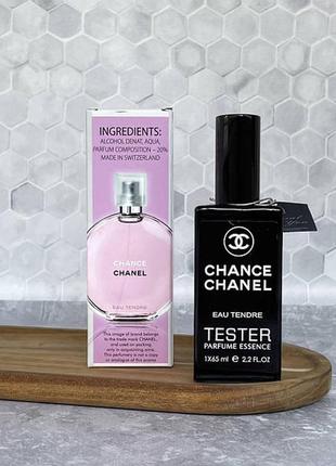 Тестер женский chanel chance eau tendre, 65 мл.1 фото