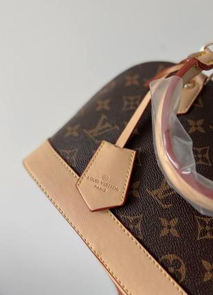 Женская сумка в стиле louis vuitton speedy alma beige/brown.6 фото