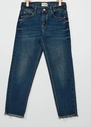 Стильні брендові джинси regular для дівчинки kiabi (франція)