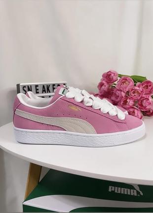 Puma suede pink оригинал пума6 фото