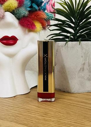 Оригінал max factor colour elixir moisture lipstick зволожувальна помада для губ 075 ruby tuesday1 фото
