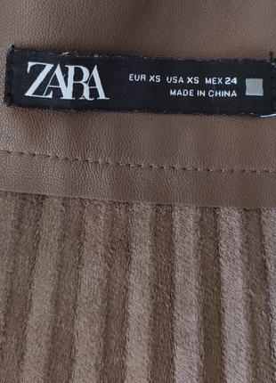 Юбка кожзаменитель zara3 фото