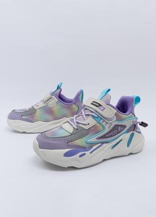 Кросівки для дівчинки бузкові фіолетові 38 детские кроссовки для девочки fashion