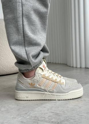 Кроссовки sp adidas forum beige1 фото
