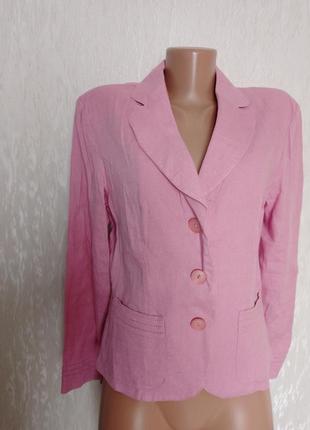 Фирменный пиджак лён