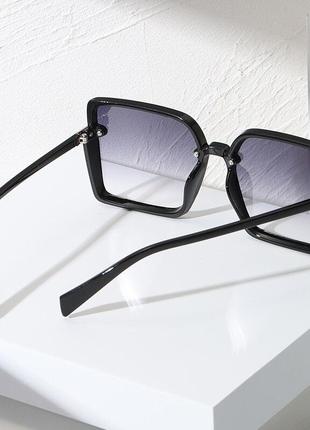 Окуляри очки uv400 крупні чорні темні стильні модні нові