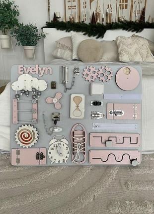 Игрушка для детей,бизиборд 65х50 см,развивающая игрушка для детей от 6 месяцев до 6 лет