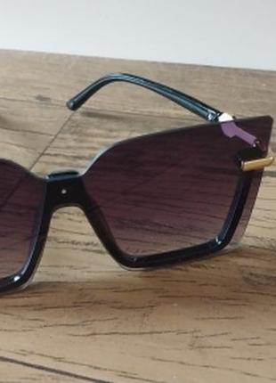 Окуляри очки uv400 крупні чорні темні стильні модні нові4 фото