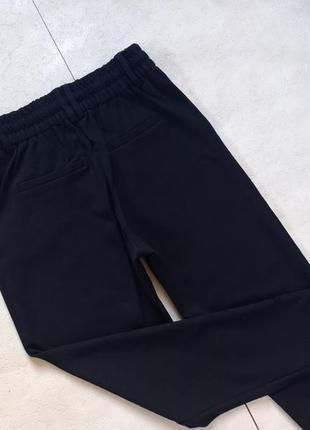 Брендовые черные спортивные штаны бойфренды с высокой талией only, 36 pазмер.6 фото