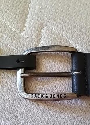 Ремінь шкіряний jack &amp; jones, довжина 105 см.7 фото