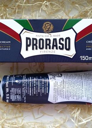 Крем для бритья proraso с алоэ и витамином э 150 мл3 фото