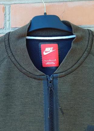 Nike tech fleece varsity jacket бомбер олимпийка кофта оригинал (l)3 фото