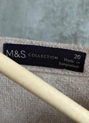 Льняное базовое платье m&s9 фото