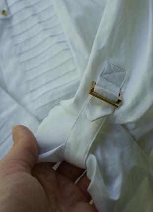 Базовая белая блуза от zara хлопок6 фото