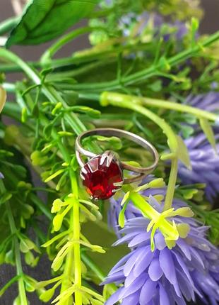 1971 год! 🍒 костромская ювелирная фабрика винтаж 875 проба кольцо перстень серебро...