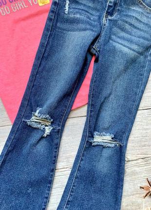 Стильные джинсы 👖 на девочку3 фото