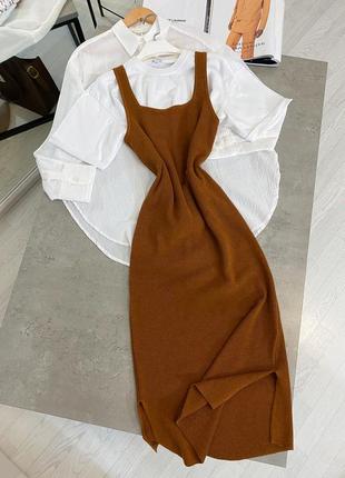 Платье h&amp;m трикотажное платье zara knit2 фото