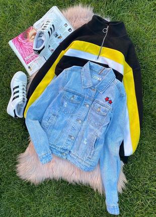 Джинсовка stradivarius .