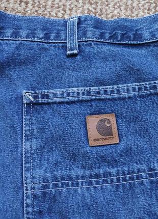Carhartt loose original fit джинсы workwear оригинал (w36 l32)7 фото