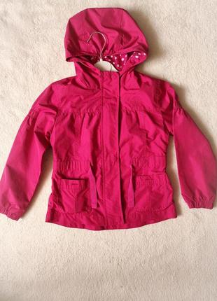 Куртка для девочки 98 112 идеальное состояние. испания красная. брендовая одежда1 фото