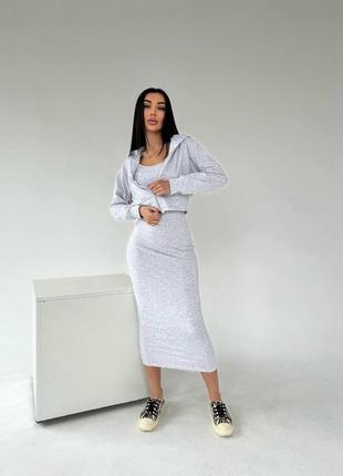 Костюм двійка сукня +худі