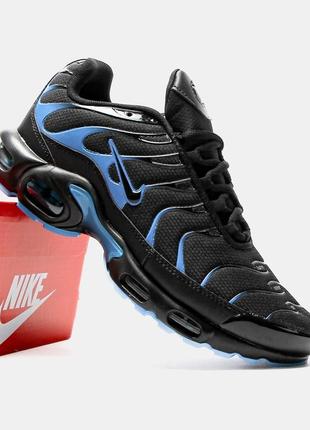 Кроссовки nike air max plus black university blue