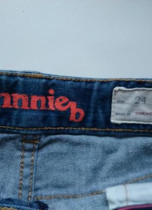 Johnnieb шорти джинсові блакитні сині джинс шортики модні універсальні стильні3 фото