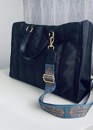 Стильна стьобана сумка сумочка плащівка