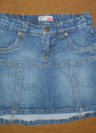 Юбка джинсовая для девочки 7-8 лет,рост 128см от name it1 фото