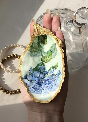 Handmade богемные пиалы-устрицы для хранения украшений, мелочей