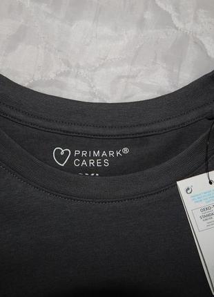 Мужская футболка primark cares оригинал р.54 053fmls  (только в указанном размере, только 1 шт)8 фото