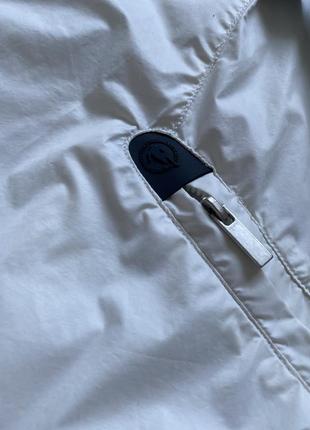Спортивная куртка ветровка дождевик молочного цвета bikkembergs4 фото